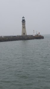 The Buffalo Lighthouse. My favorite subject on my  "lunch break" workout every day. 