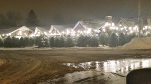 This little Christmas tree stand right down the street from me looked so pretty with the snow we got last week!
